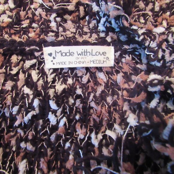 Forever 21 Made with Love Sweater with Ragged Sleeves and Collar Casual - Picture 5 of 5